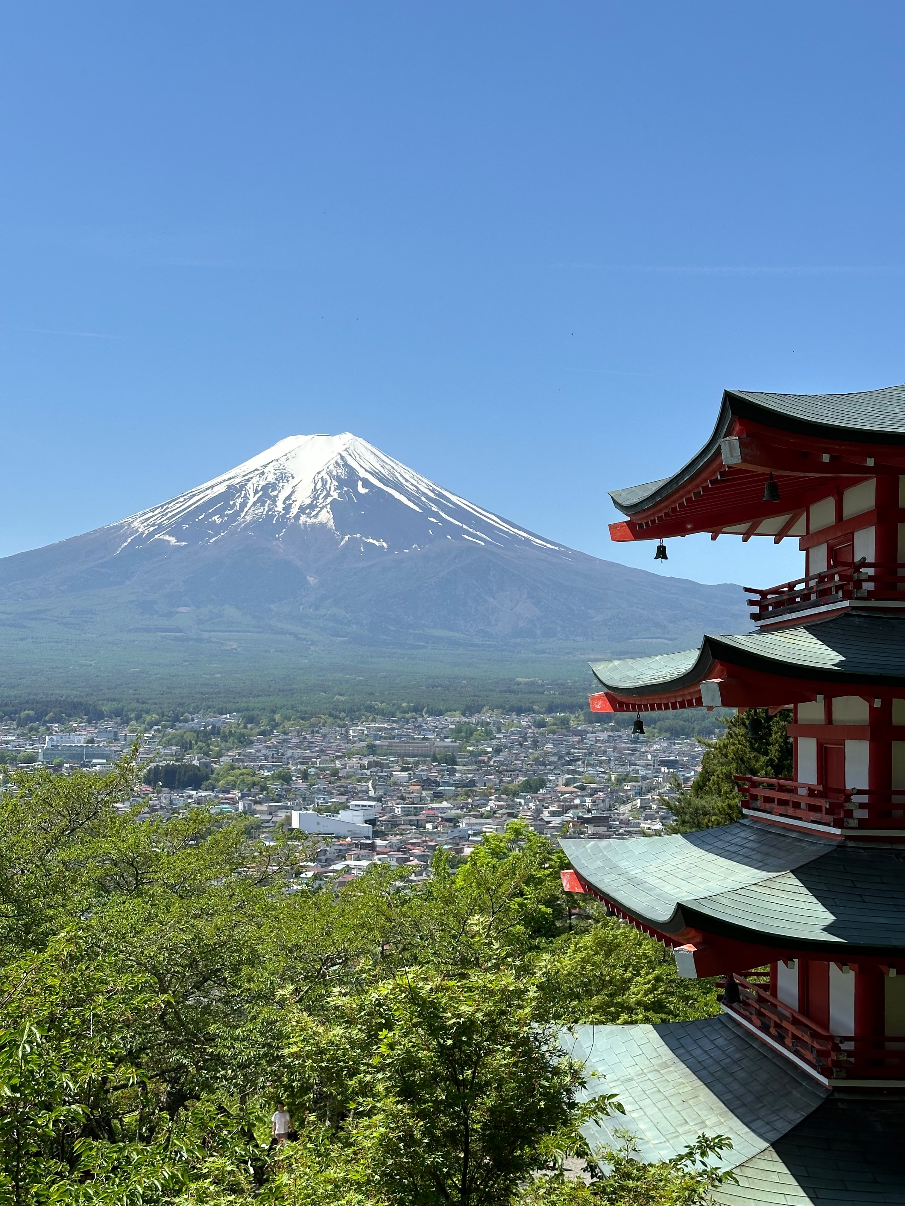 Pagoda Chureito, parque Arakurayama Sengen, Fujiyoshida, Yamanashi