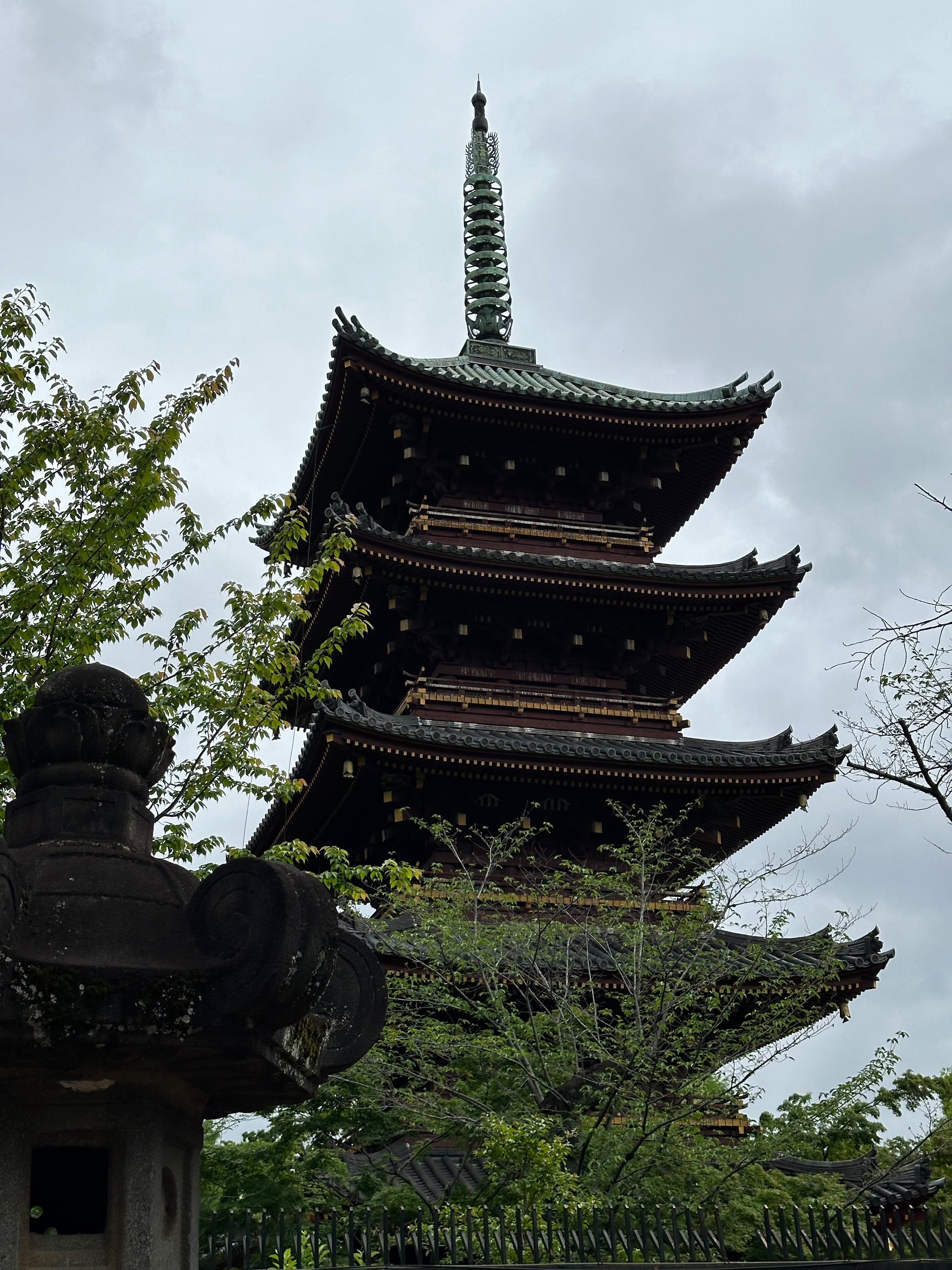 Pagoda de cinco pisos de Kan'ei-ji, parque de Ueno, Taitō, Tokio